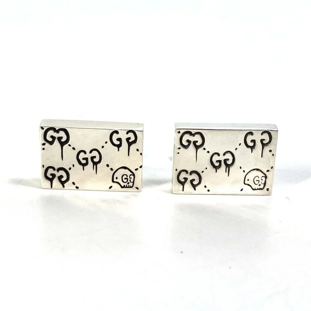 GUCCI 457224 ghost Accessories cuffs SV925 Silver